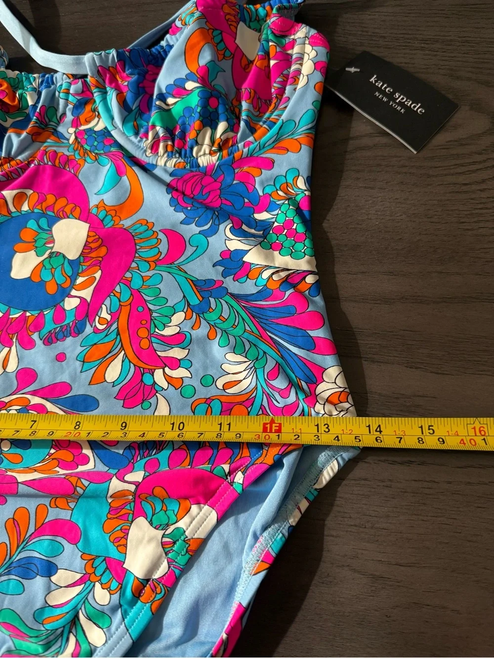 Kate Spade One Piece Sea Garden Swimsuit‎ Size S
